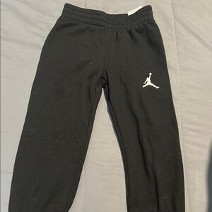 Jordan Black Joggers with Iconic Jumpman Logo